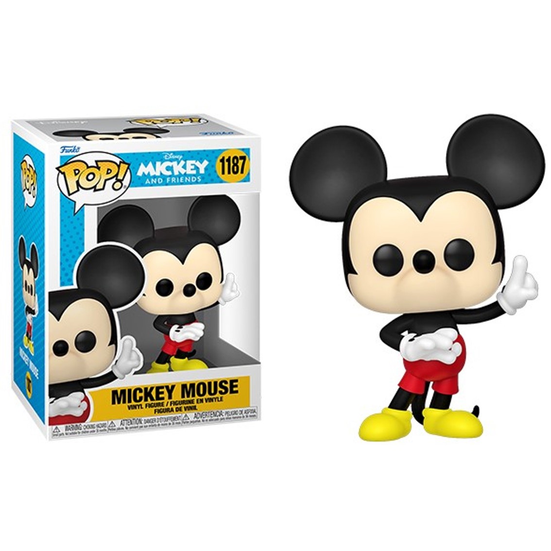 Funko POP! Disney: Classics - Mickey Mouse - Figuras Miniaturas Coleccionables Para Exhibición - Idea De Regalo - Mercancía Oficial - Juguetes Para Niños Y Adultos - Muñeco Para Coleccionistas - MR POPYE