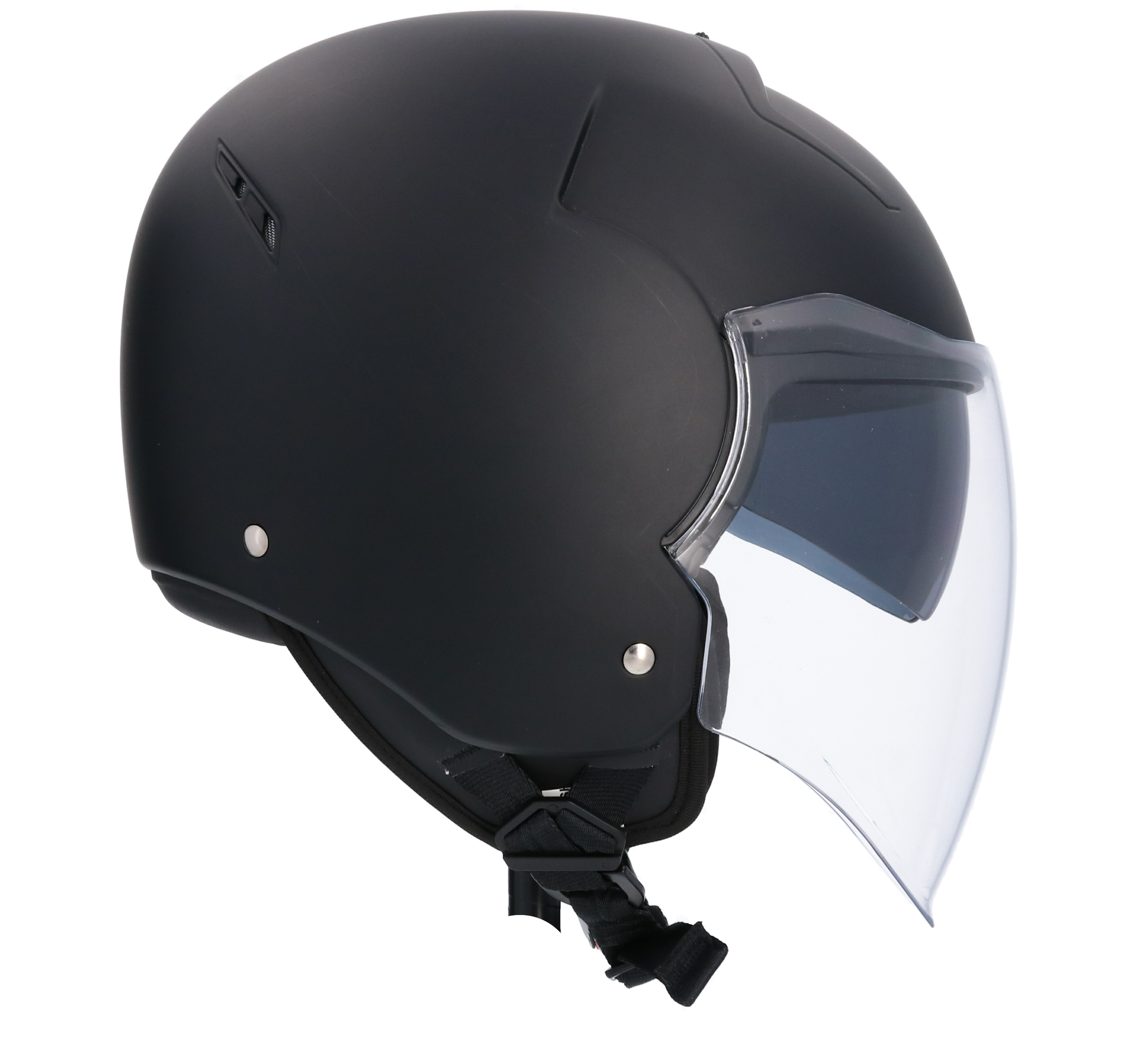 CASCO INTEGRAL RETRO JARAMA A1 NEGRO MATE