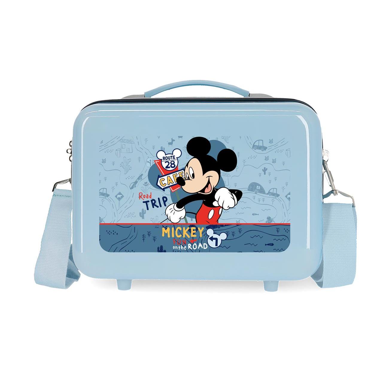 Disney Mickey Neceser De Viaje ABS Road Trip Azul
