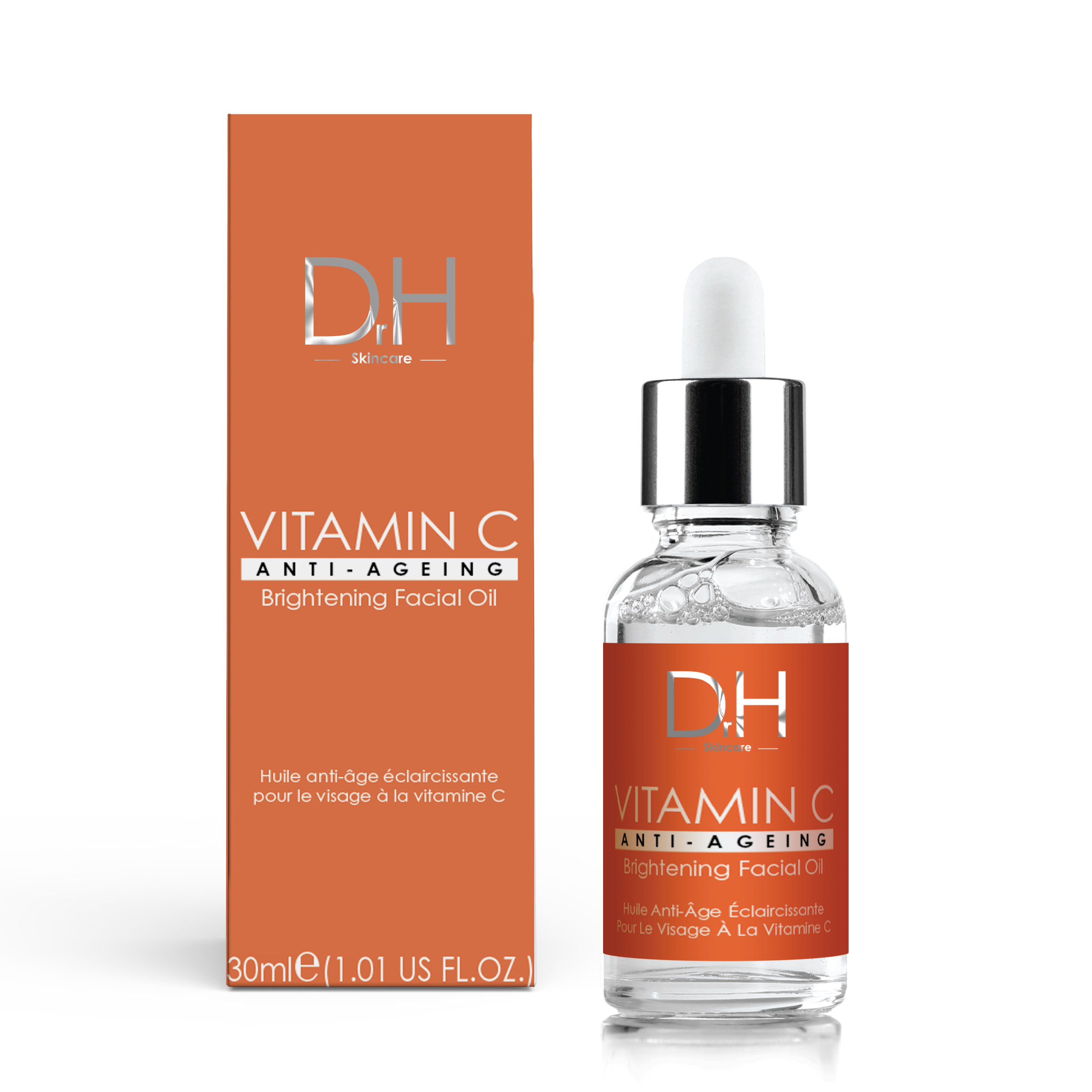 Aceite Facial Iluminador con Vitamina C Dr H 50 ml