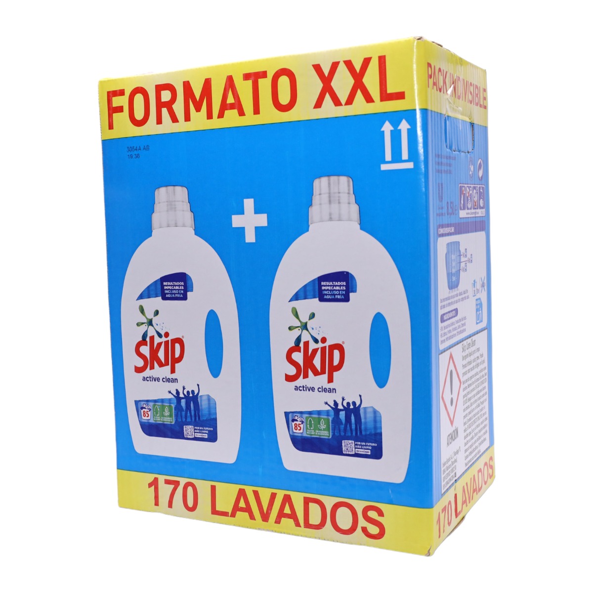 ARIEL All-in-One Pack de 2 bolsas de Detergente de Lavadora en 43