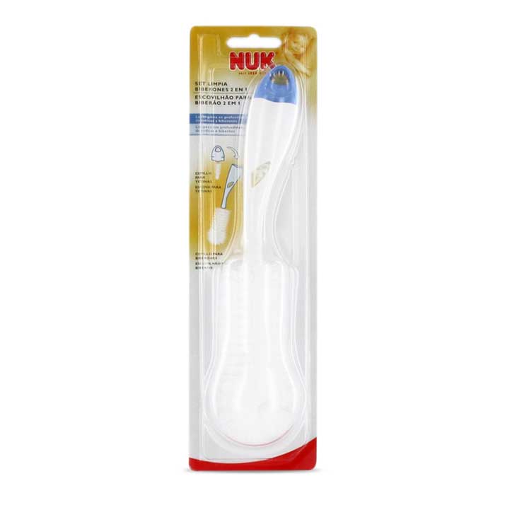 Set de Limpieza Nuk 2 en 1 para Biberones y Bebés
