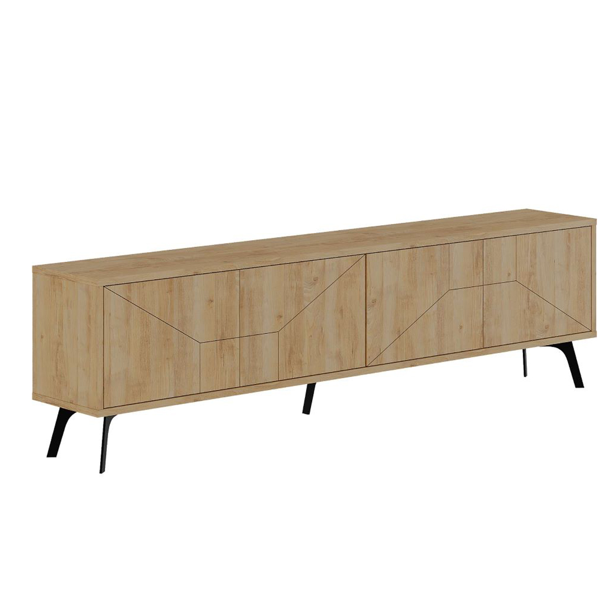 Venprodin - Mueble Tv Dune 180 Cm Roble