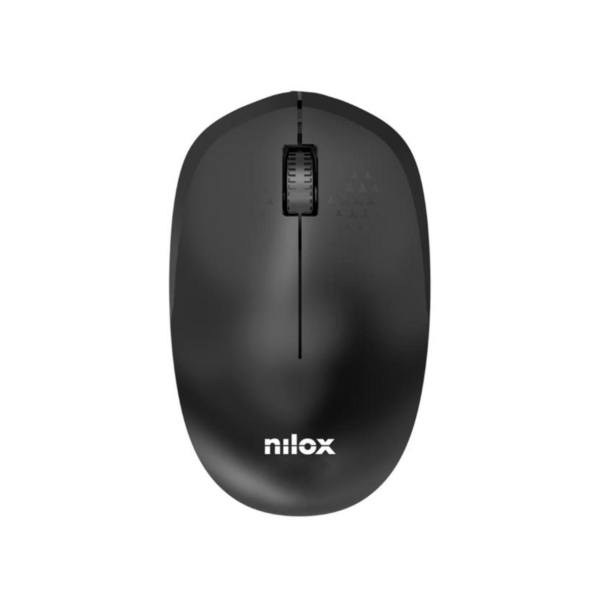 NILOX NXMOWI4011 Negro / Ratón inalámbrico 1000 DPI, 3 botones
