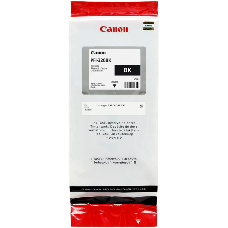Cartucho de impresora Canon PFI-320BK original - negro 300ml
