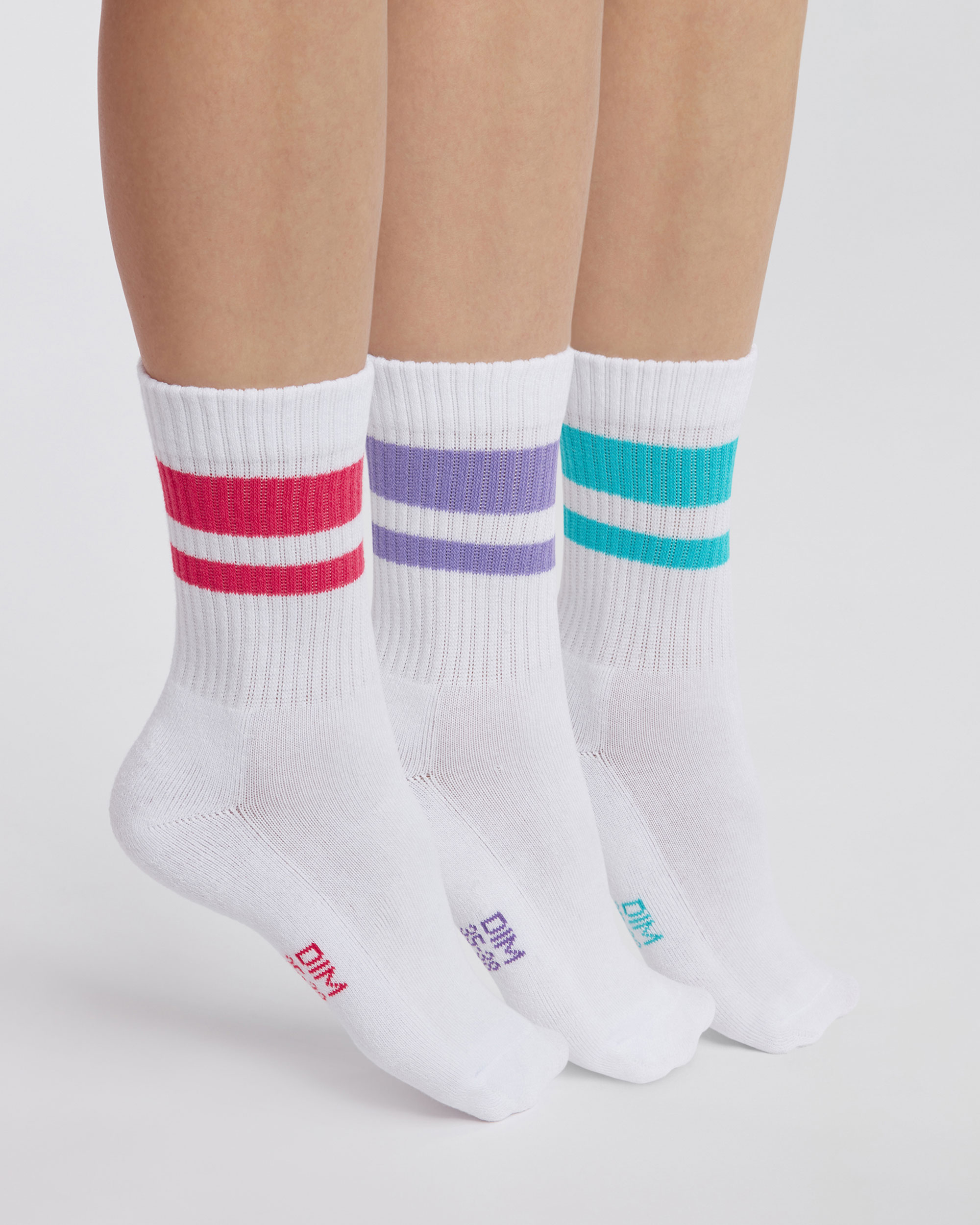 Pack de 3 pares de calcetines deportivos de mujer