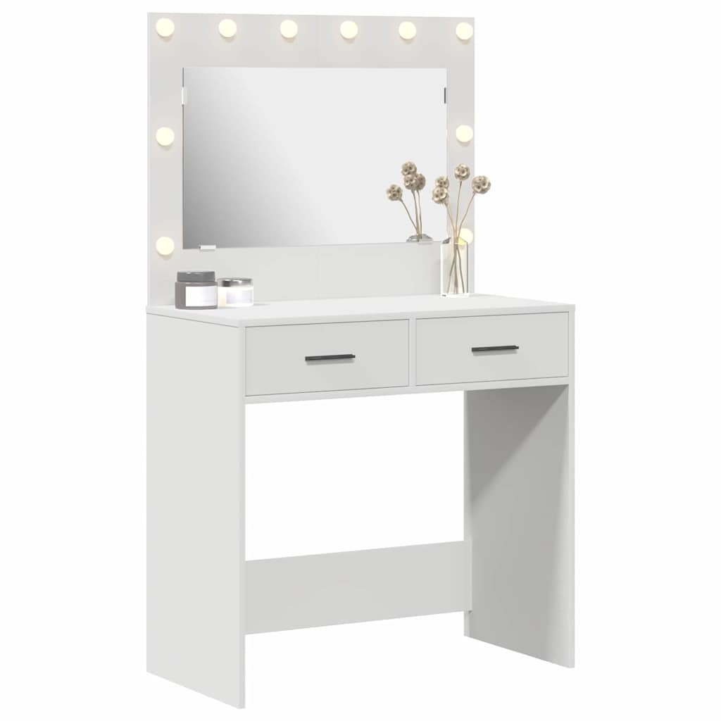 vidaXL Mesa Tocador con cajón 78,5 x 41 x 135 cm Madera de ingeniería