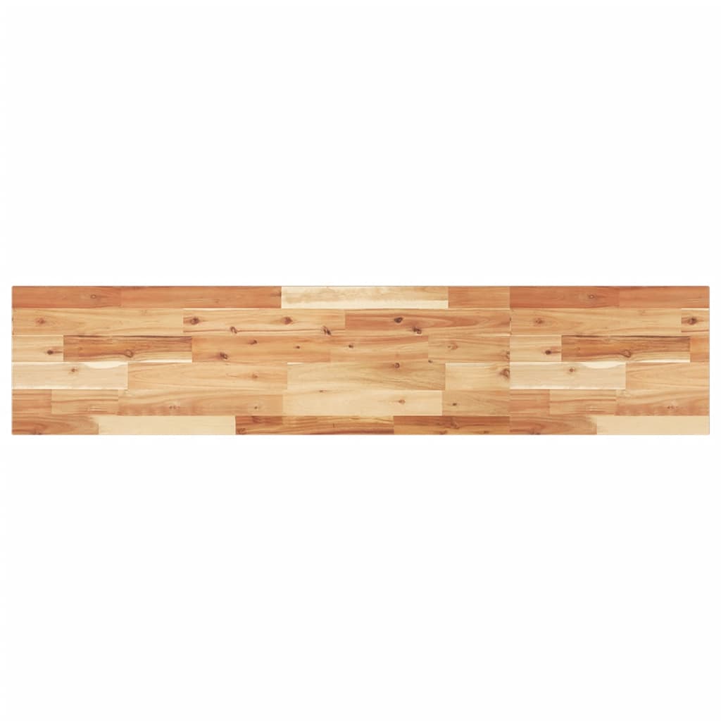 Estante Flotante de Madera Maciza de Acacia Vidaxl 140x30x2 Cm
