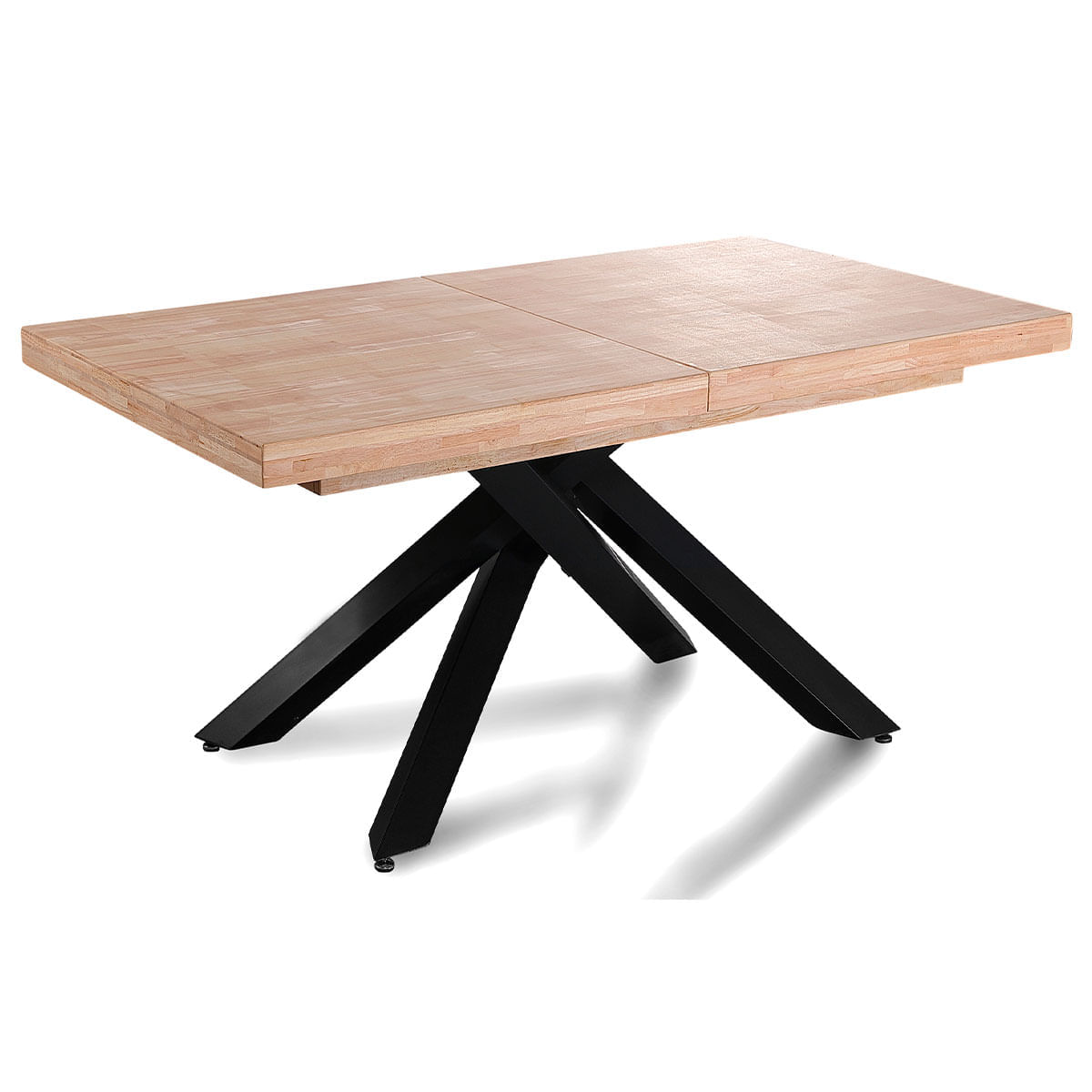 Mesa de comedor Xena extensible forma rectangular 76x160-200-240x90 cm Adec