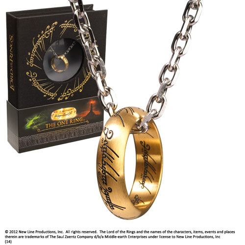 Noble Collection - Figurita Le Seigneur Des anneaux - Anneau único (Boite) (Placa O) - 0849241002103