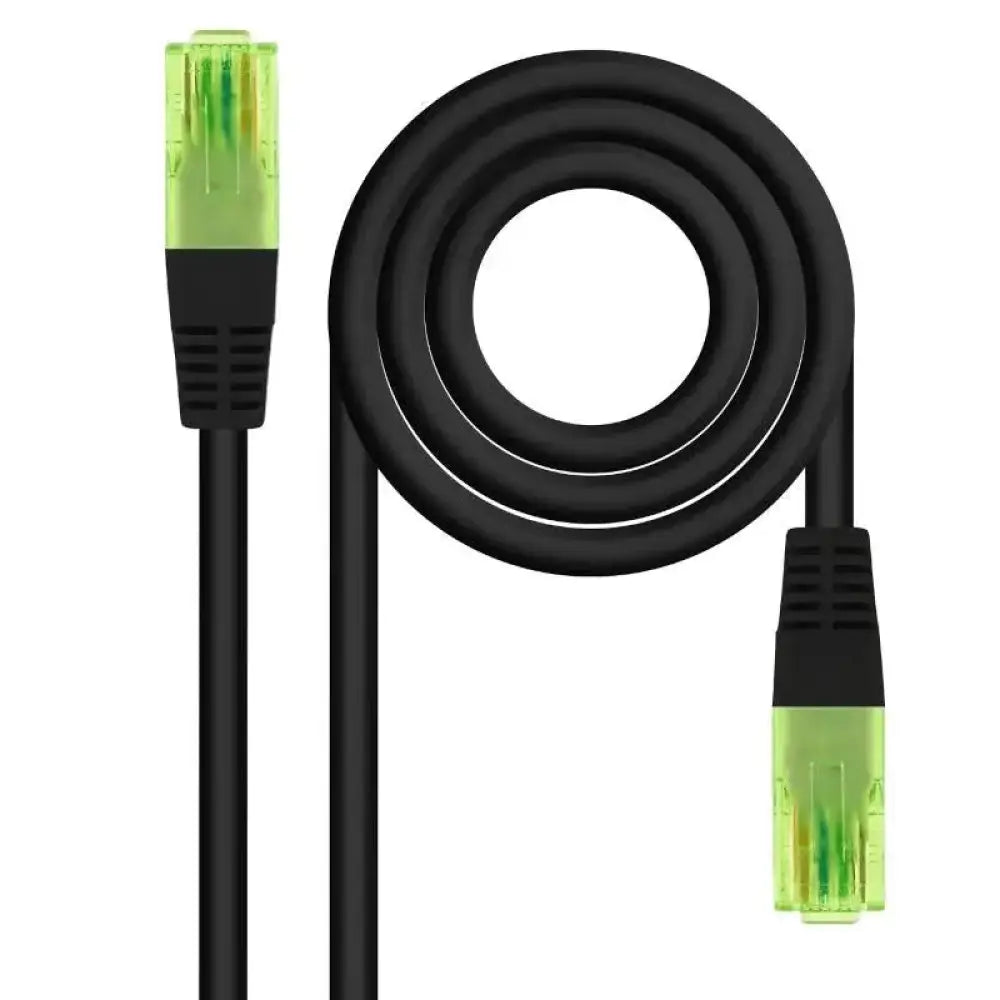 Nanocable Cable RJ45 Cat.6 UTP CCA 25cm Negro