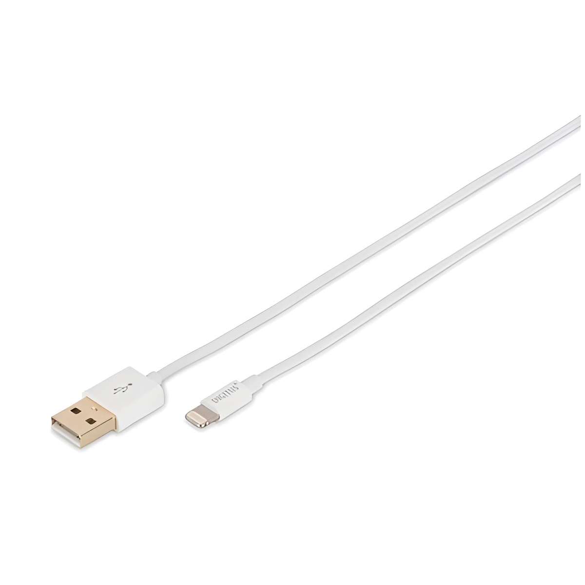 Digitus By Assmann Cable de Carga y Datos Apple Lightning a USB 2.0 Blanco