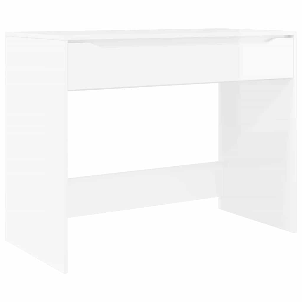 vidaXL Escritorio Alto Brillo 100 x 50 x 78 cm Madera de ingeniería
