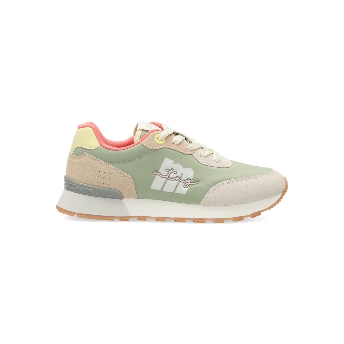 MTNG - Zapatillas casual vintage Joggo Classic para mujer de ante sintético y textil con mediasuela EVA, suela dentada de goma y plantilla Starfit