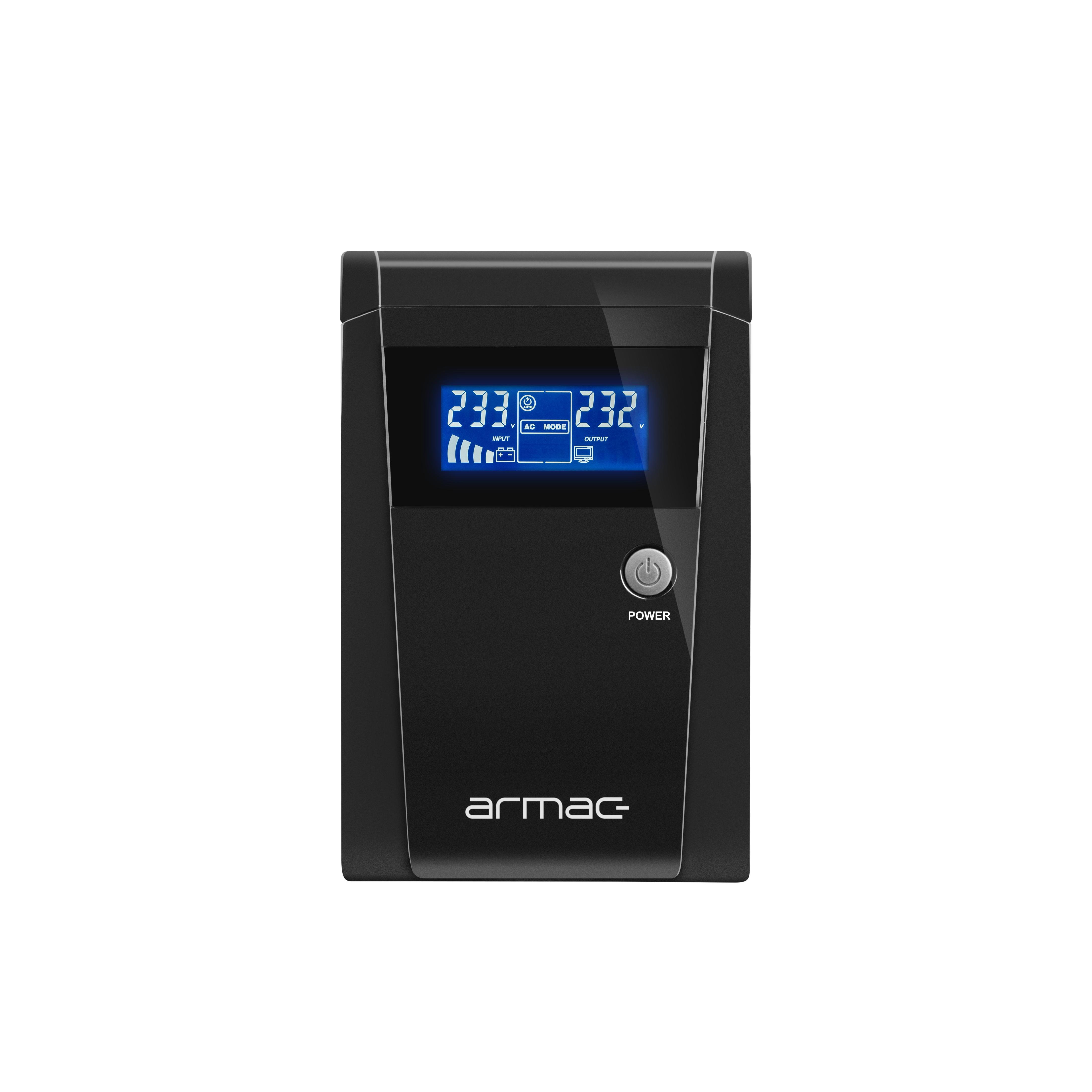 Armac UPS OFFICE Line-Interactive 1500 sistema de alimentación ininterrumpida (UPS) Línea interactiva 1,5 kVA 3 salidas AC