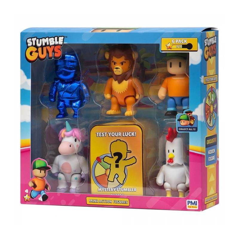 PACK 6 FIGURAS STUMBLE GUYS DE BIZAK