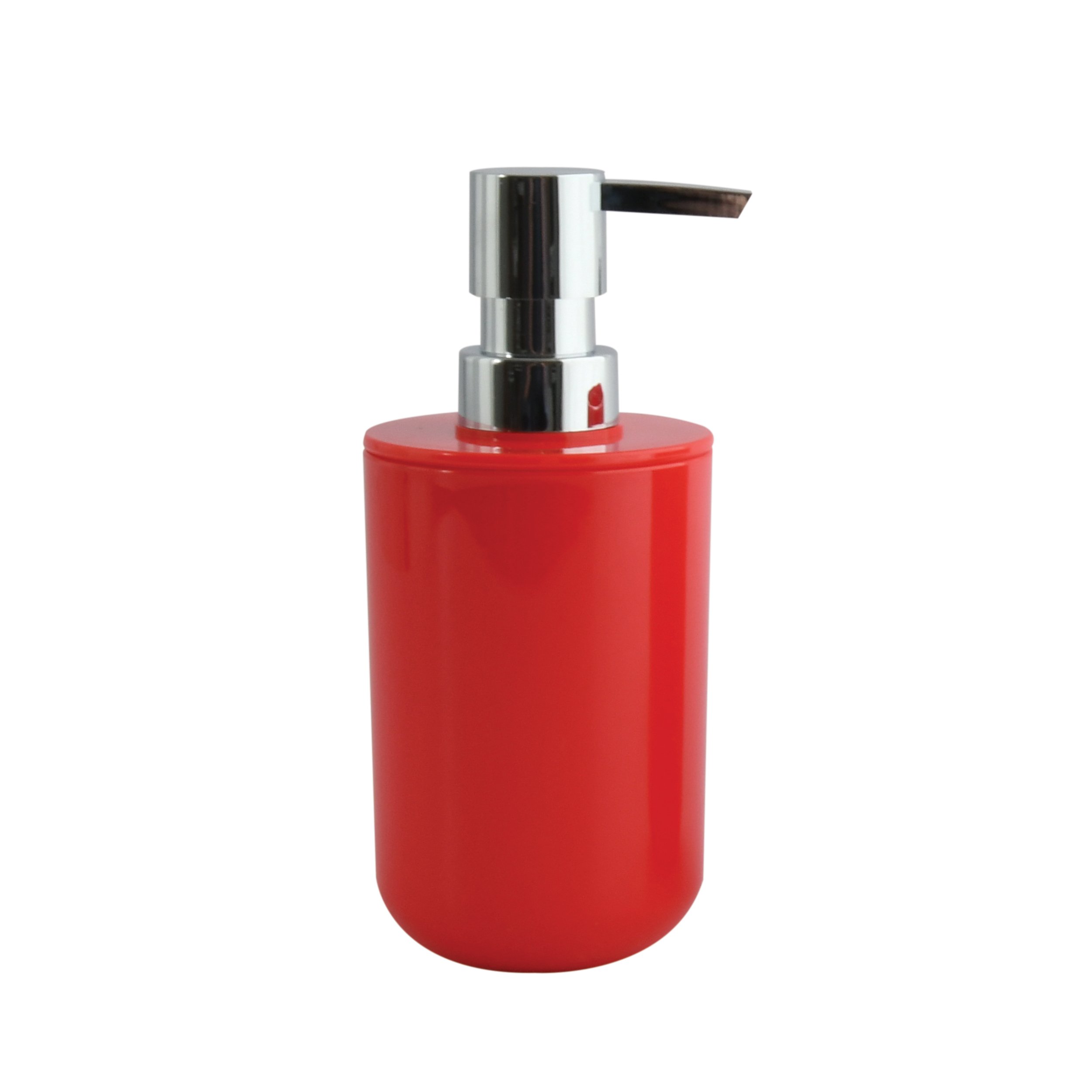 Distribuidor de jabon MSV "Inagua" de acrilico en color rojo