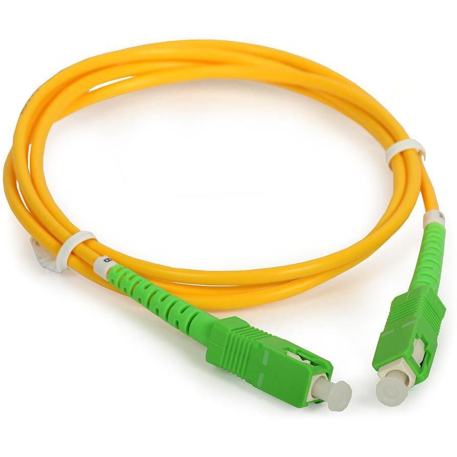 Cable de Fibra Óptica Microconnect SC/APC-SC/APC 1.5m OS2 Simplex de Alta Calidad