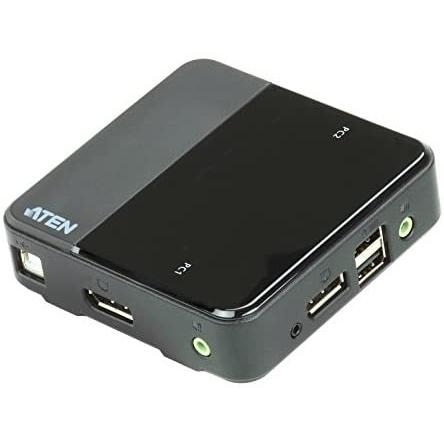 Aten desktop kvm 2-port usb 4k displayport 1.2 kvm switch (k