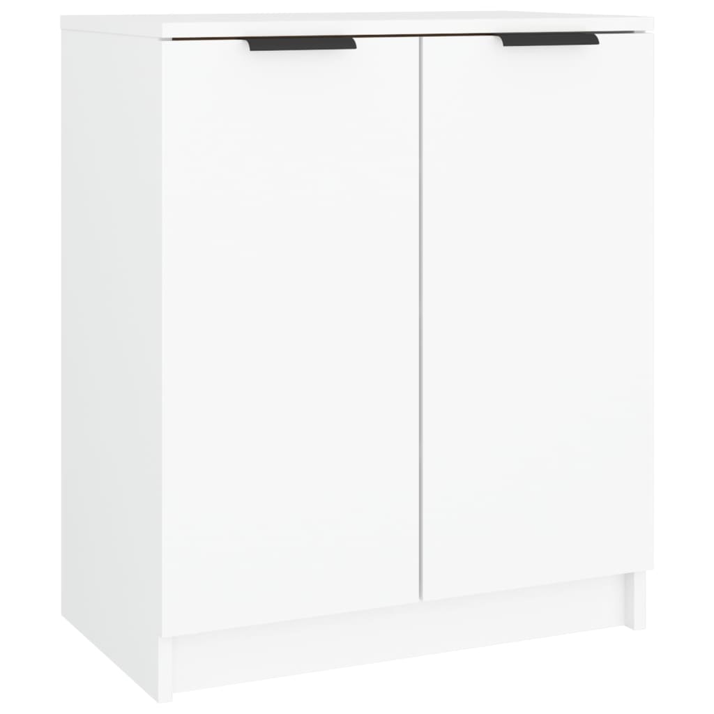 vidaXL Mueble zapatero de madera contrachapada blanco 59x35x70 cm