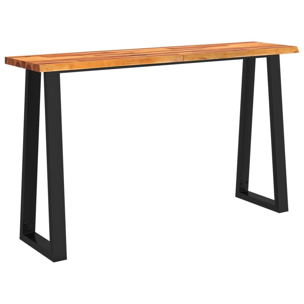 Mesa Consola Vidaxl Madera Maciza Acacia 110 X 35 X 80 Cm