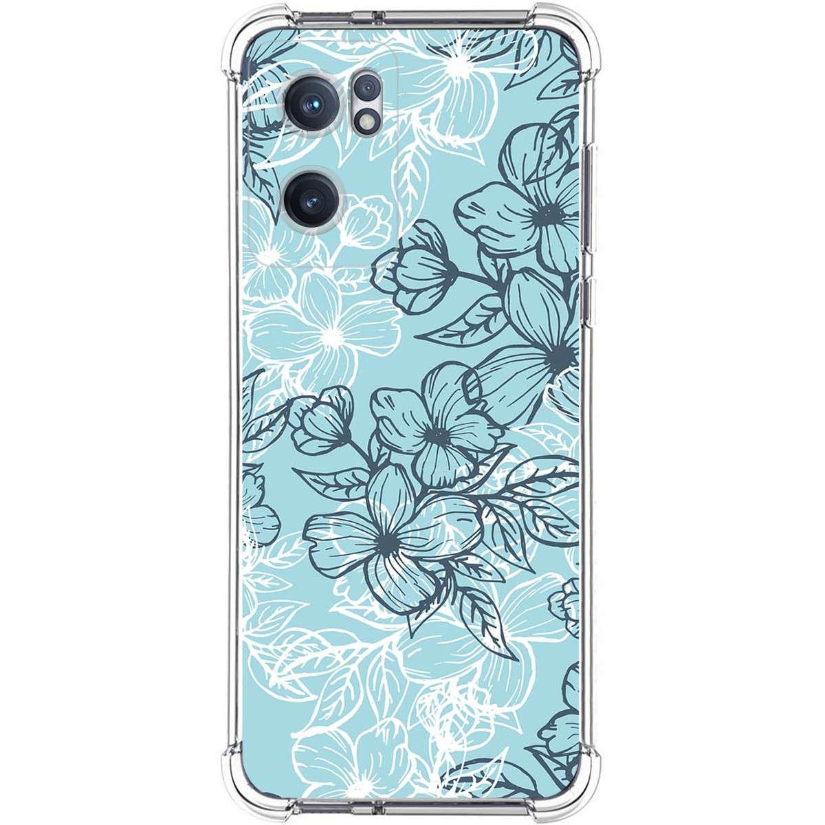 Funda Silicona Antigolpes para Oneplus Nord CE 2 5G diseño Flores 03 Dibujos