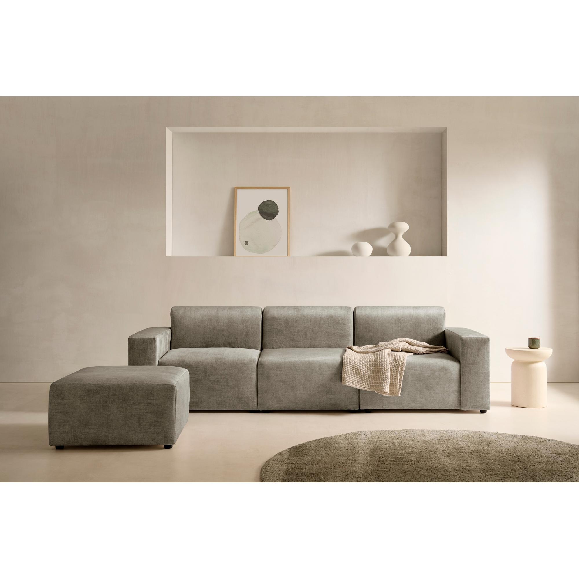 Sofá Modular Mónica de Velare Confort - Diseño Elegante y Artesanal Fabricado en España, Tapizado Anti Manchas
