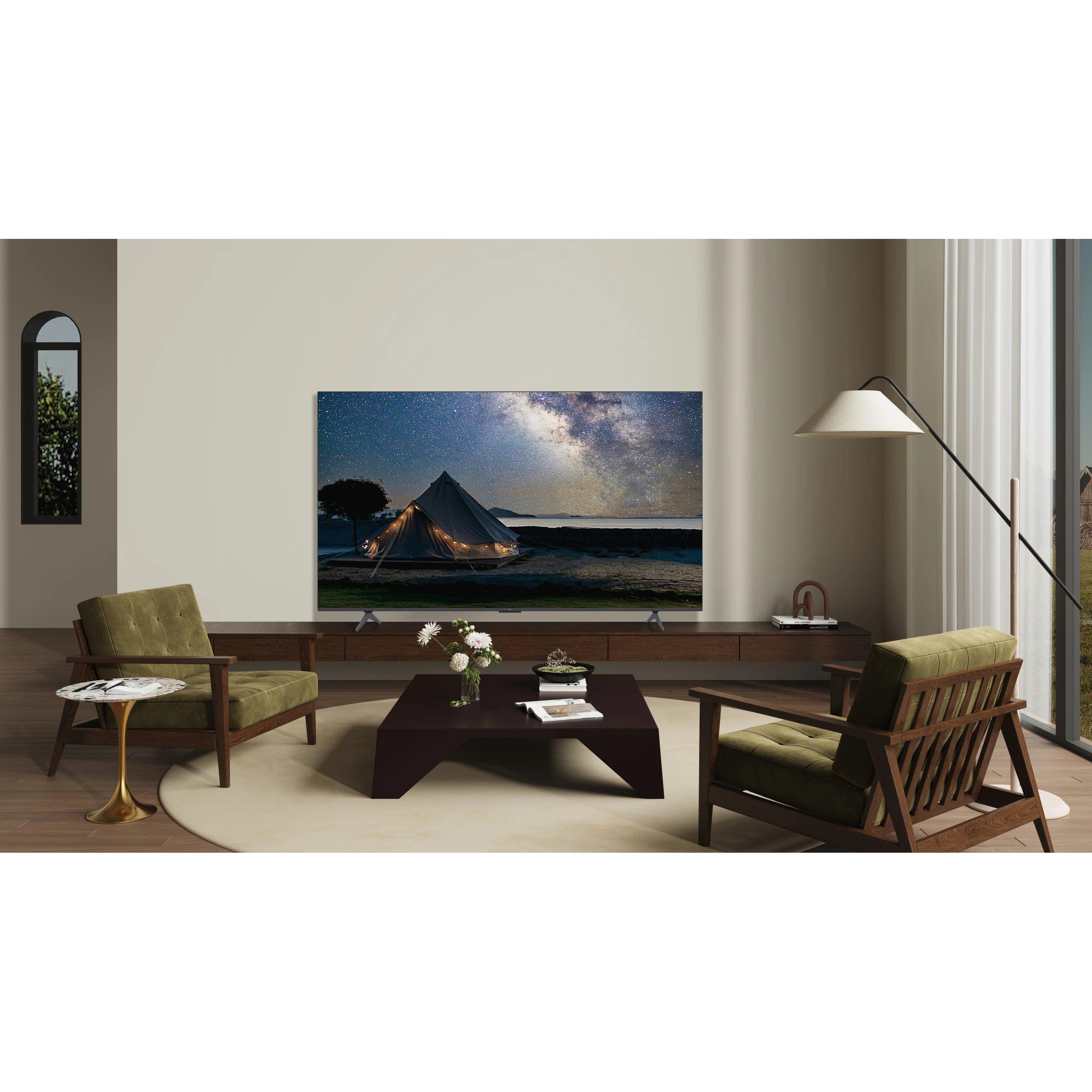 TV TCL 55P7K Google TV 12.0 55" QLED 4K Ultra HD  | Dolby Vision, Game Accelerator, 4K HDR+, Google TV, Gaming 120Hz, Gaming 120Hz