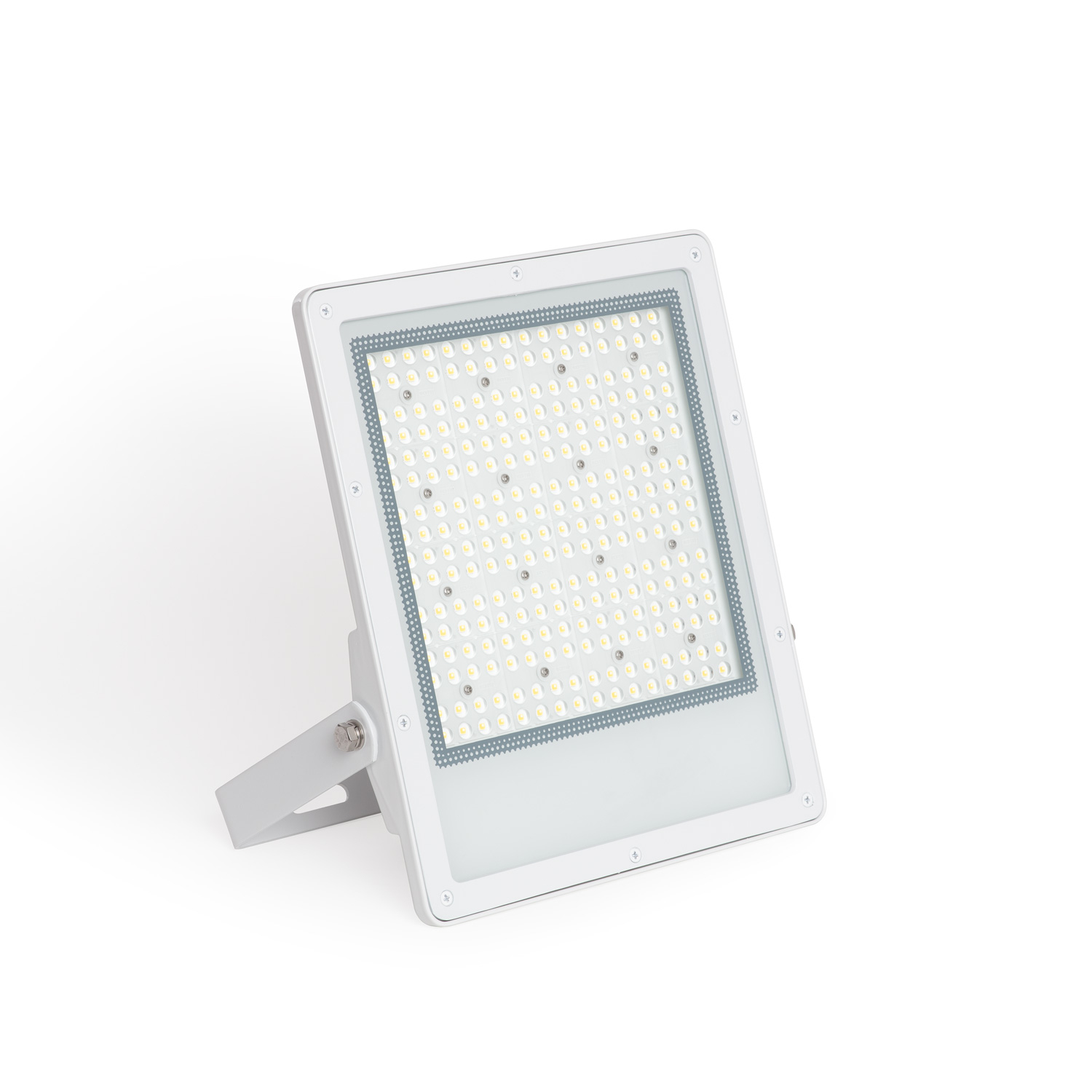 Ledkia Foco Proyector LED 150W Regulable 0-10V 170 lm/W IP65 ELEGANCE Slim PRO Blanco 3000K 30º Blanco Cálido