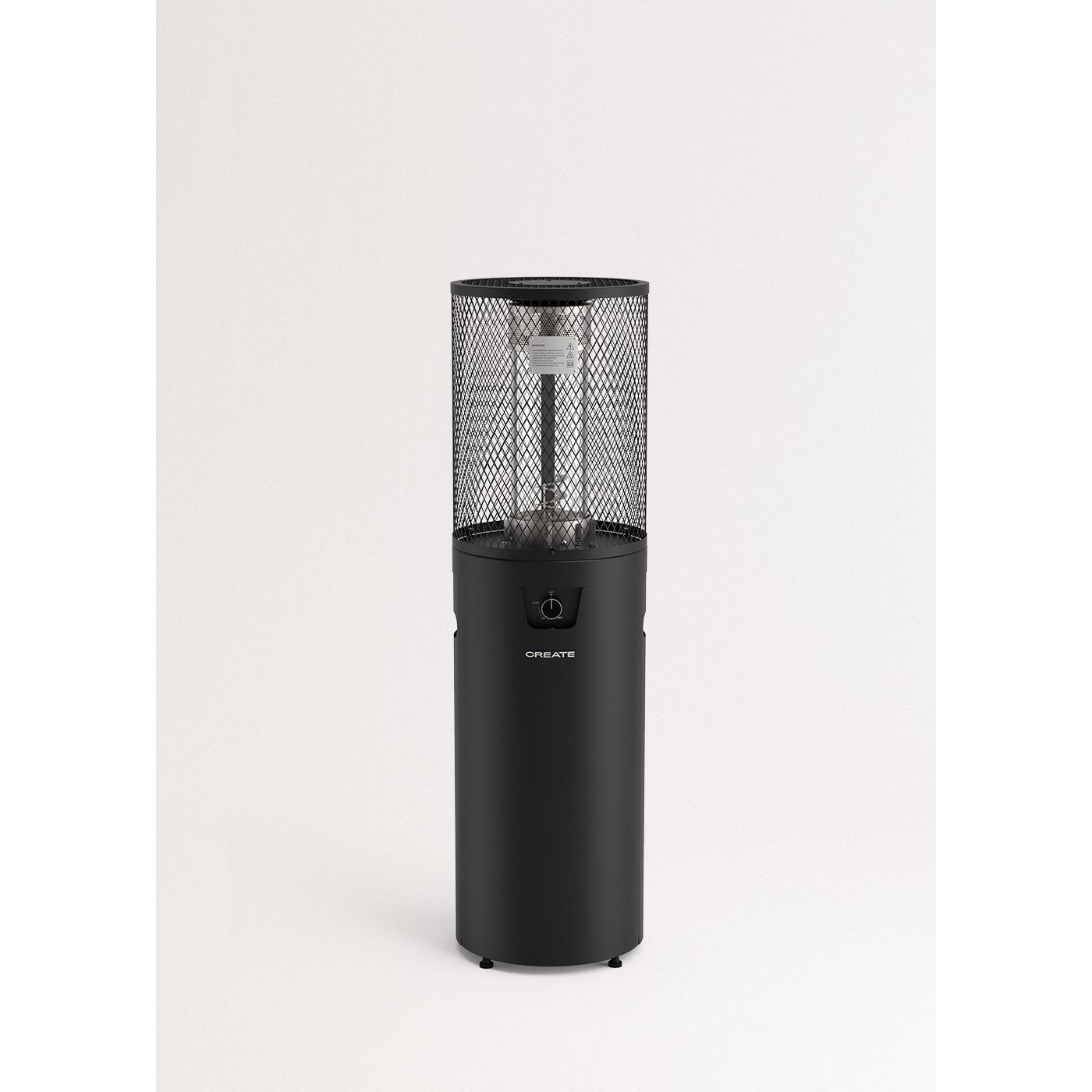 CREATE - Calefactor de gas 8kW para terrazas y exteriores - FIRE ROUND HEATER