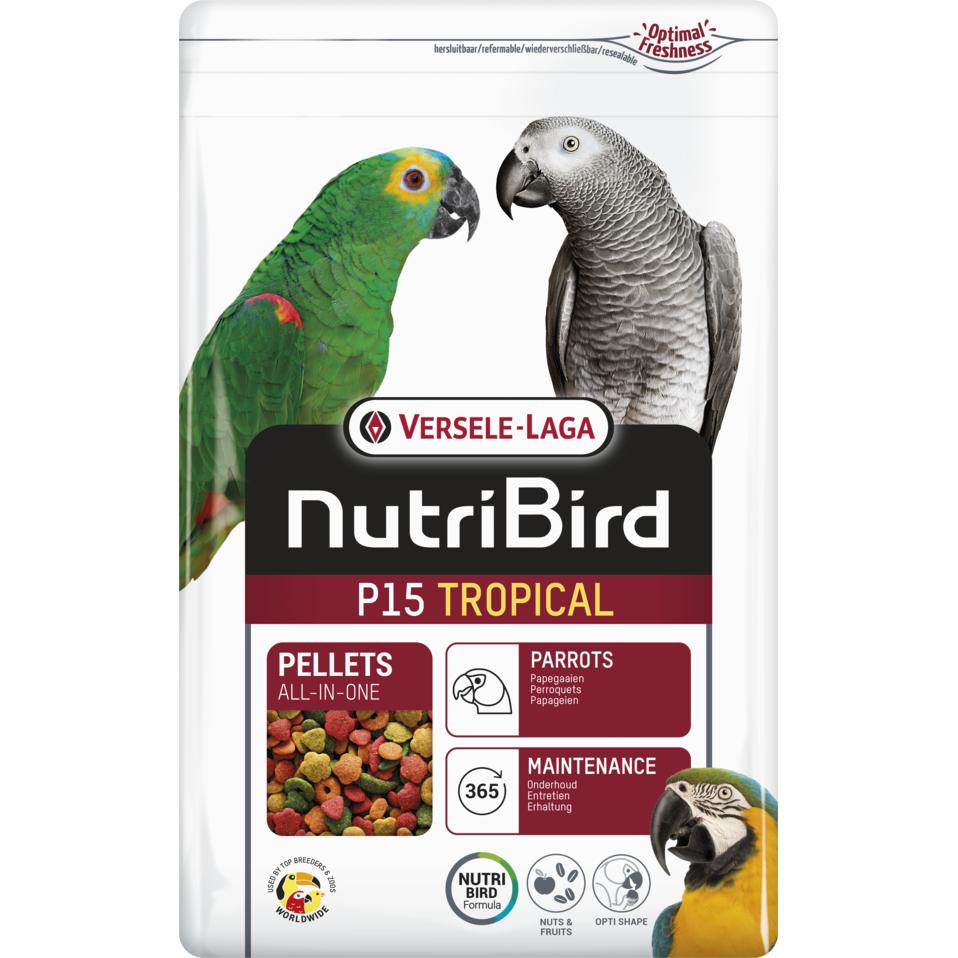 Versele-Laga Nutribird Tropical P15 - Alimento Granulado especial para Loros y Papagayos