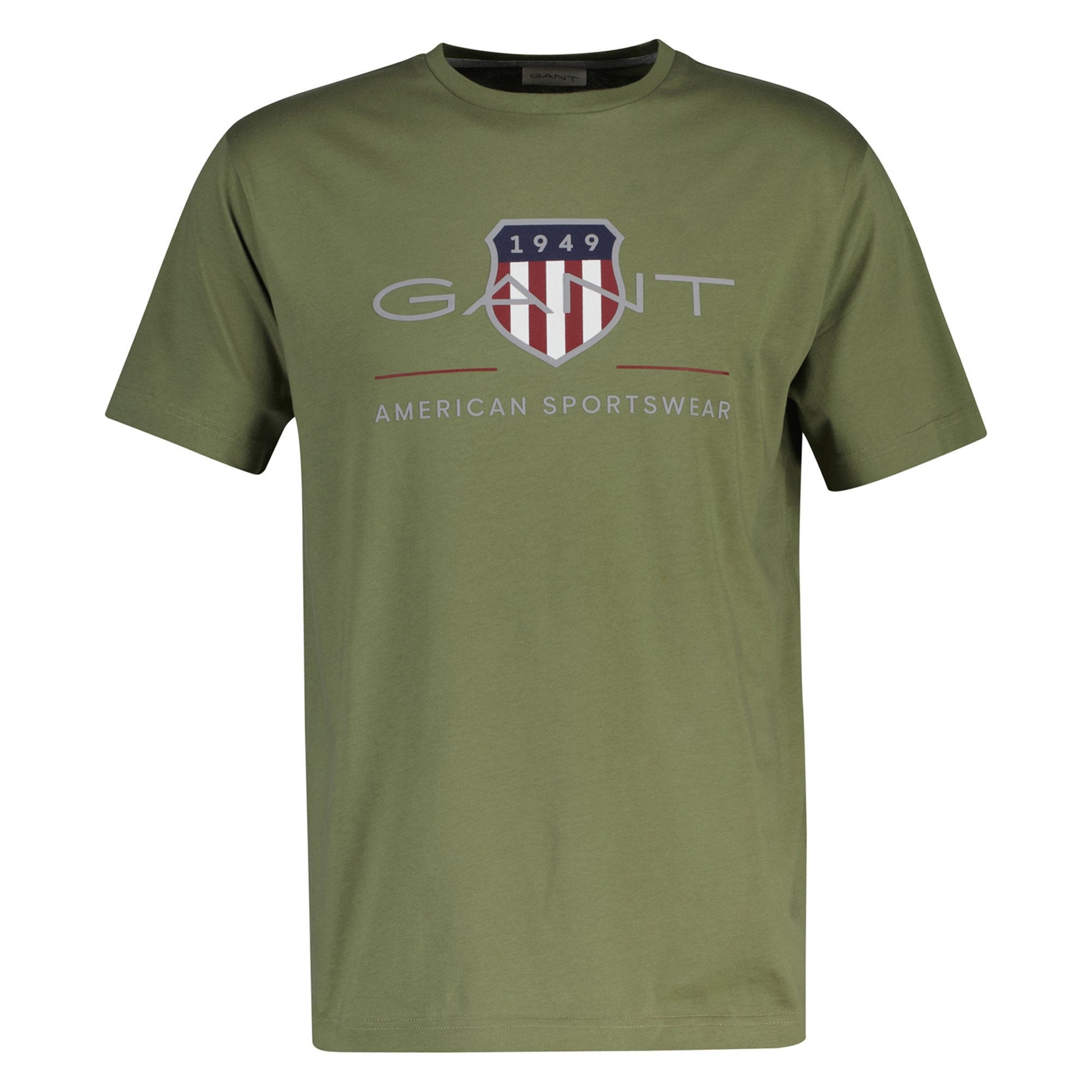 GANT Camiseta para hombre - REGULAR ARCHIVE SHIELD, cuello redondo, manga corta, algodón, estampado REG ARCHIVE SHIELD