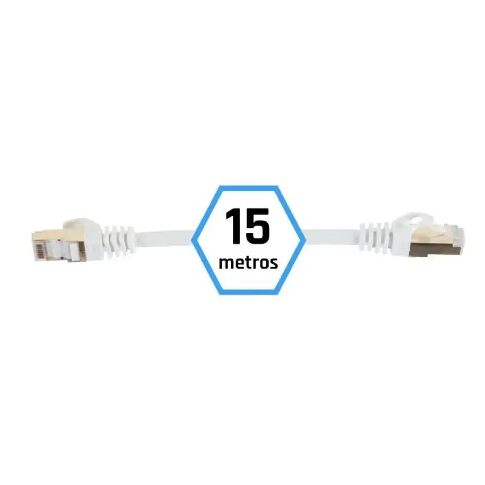 Latiguillo de red IGGUAL CAT7 SFTP 15 metros blanco