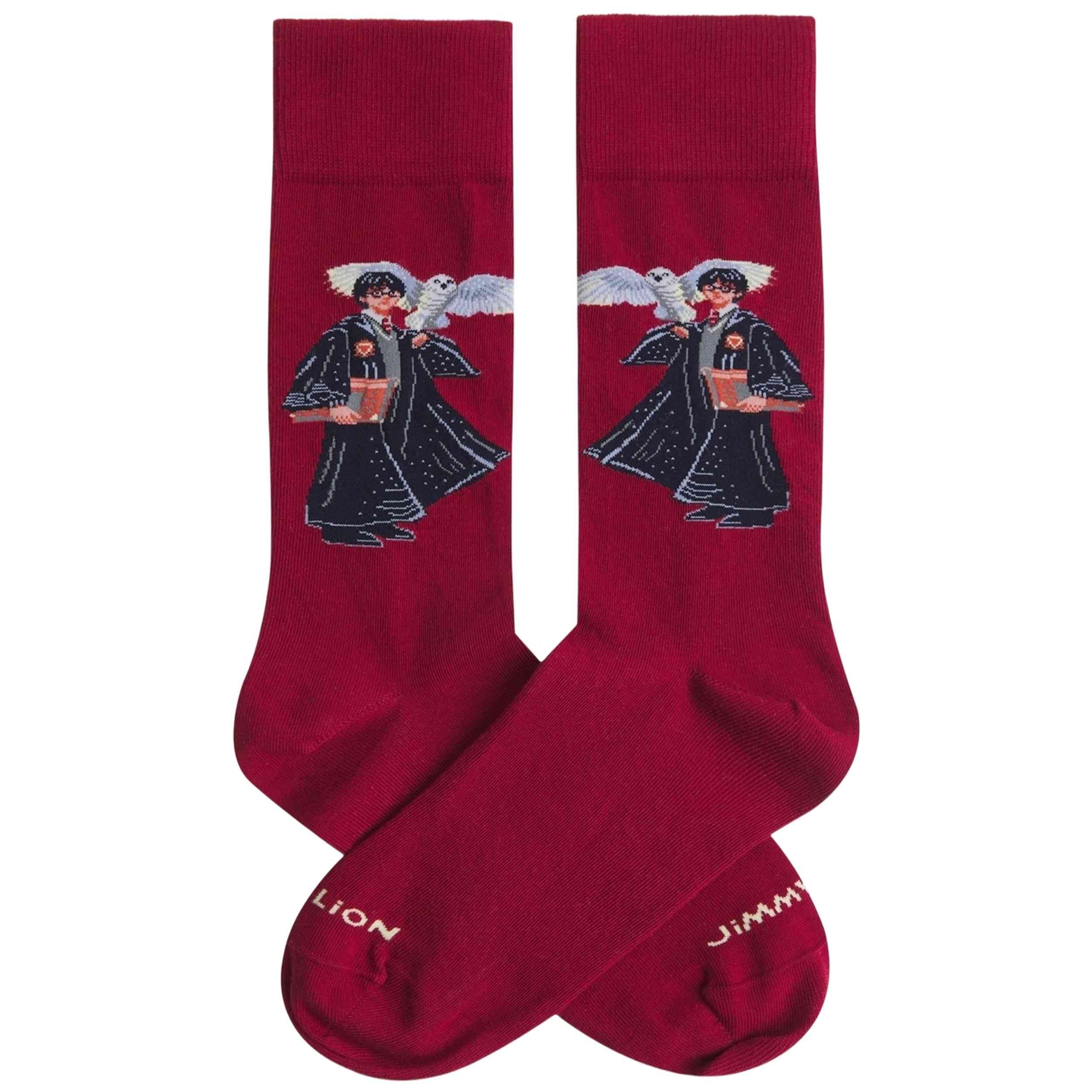 Calcetines Jimmy Lion modelo 077-52750616396115 para hombre y mujer en color Rojo