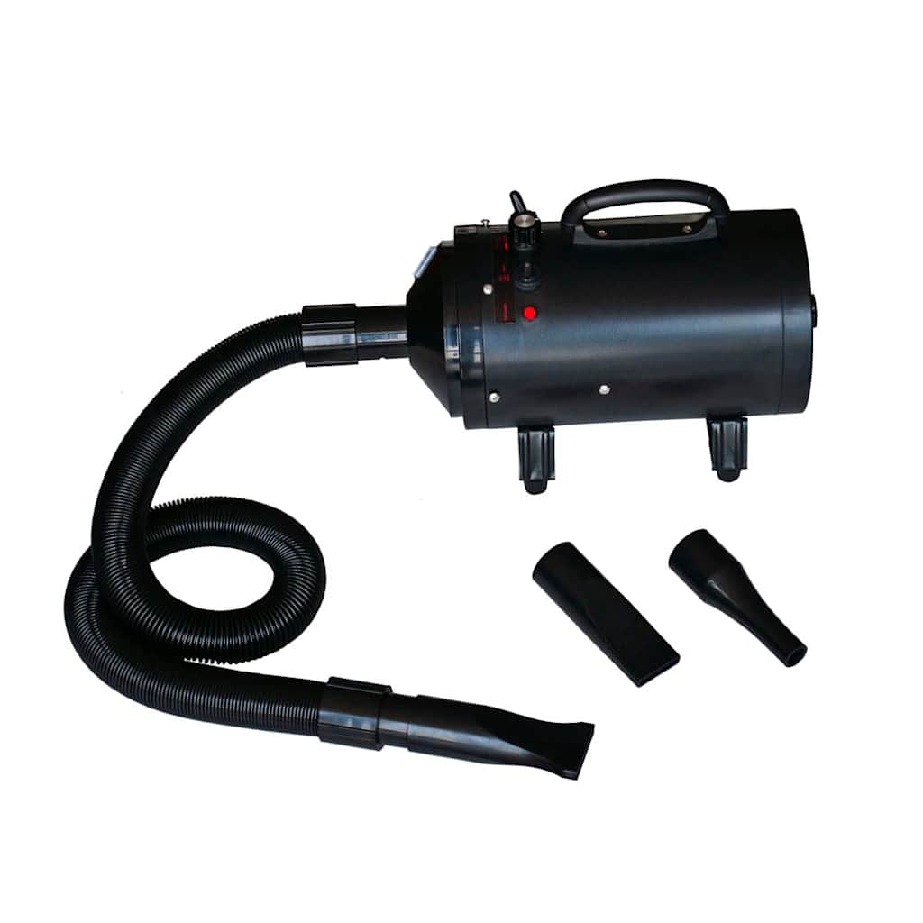 vidaXL Secador de Mascotas Doble Motor Negro Calentadores Animales Perros Modelo Motor único, Motor doble
