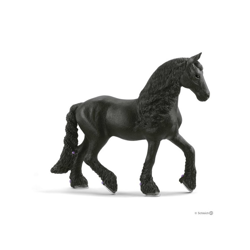 Figura Schleich Horse Club Yegua Frisona - Majestuoso Porte - Ideal para Coleccionistas