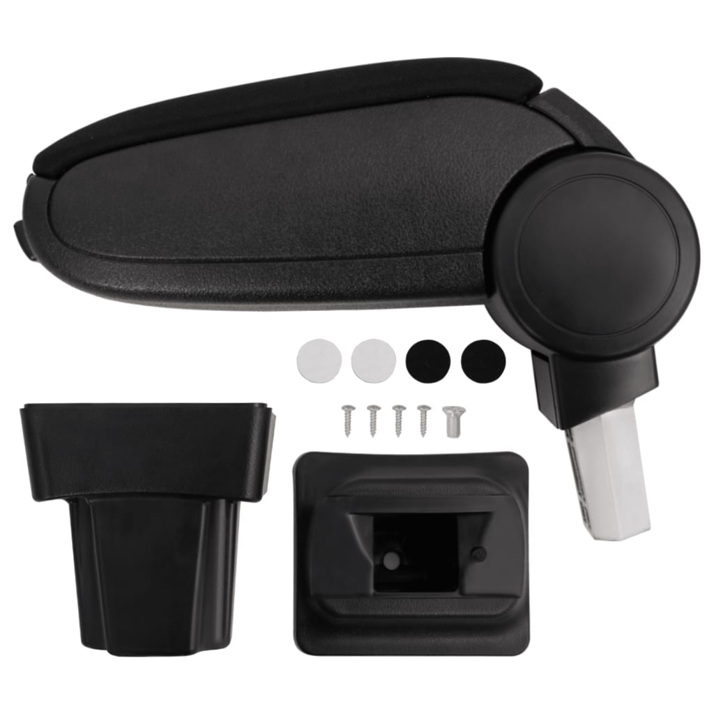 vidaXL Reposabrazos para coche ABS negro coche Adecuado para Opel astra g (1998-2004),  Fiat grande punto (2006) Alfa romeo mito (2008) fiat linea (after 2007),  Lada kalina i ii (2012-2018) Lada granta (2012-2018) y mas