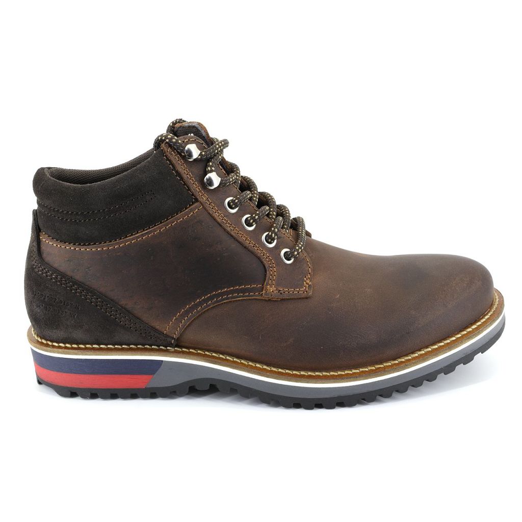 ALEX BM4746 Botas de hombre de lazos marron PIEL 622