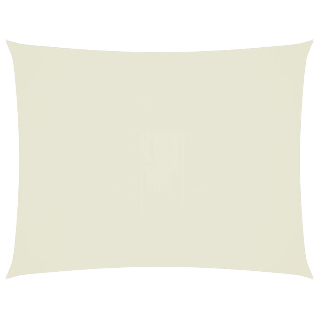 vidaXL Toldo de vela rectangular tela Oxford 4x5 m Color Antracita, Beige, Crema