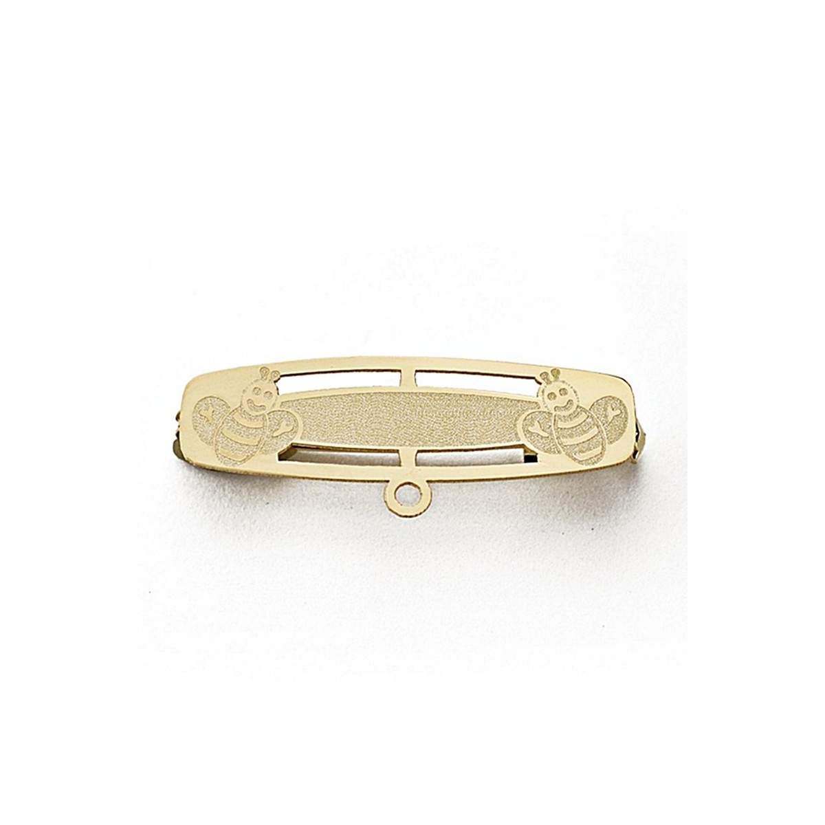 Alfiler oro 18k bebé 28mm. abejas
