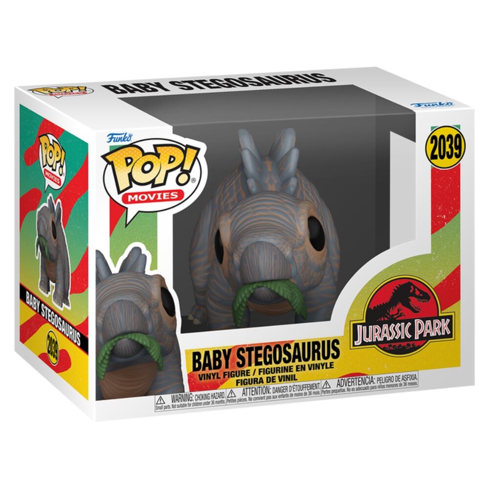 Funko Pop Jurassic Park Tiger Raptor 2041 Baby Stegosaurus 2039 Alpha Raptor 2038 Figura Coleccionable Regalo
