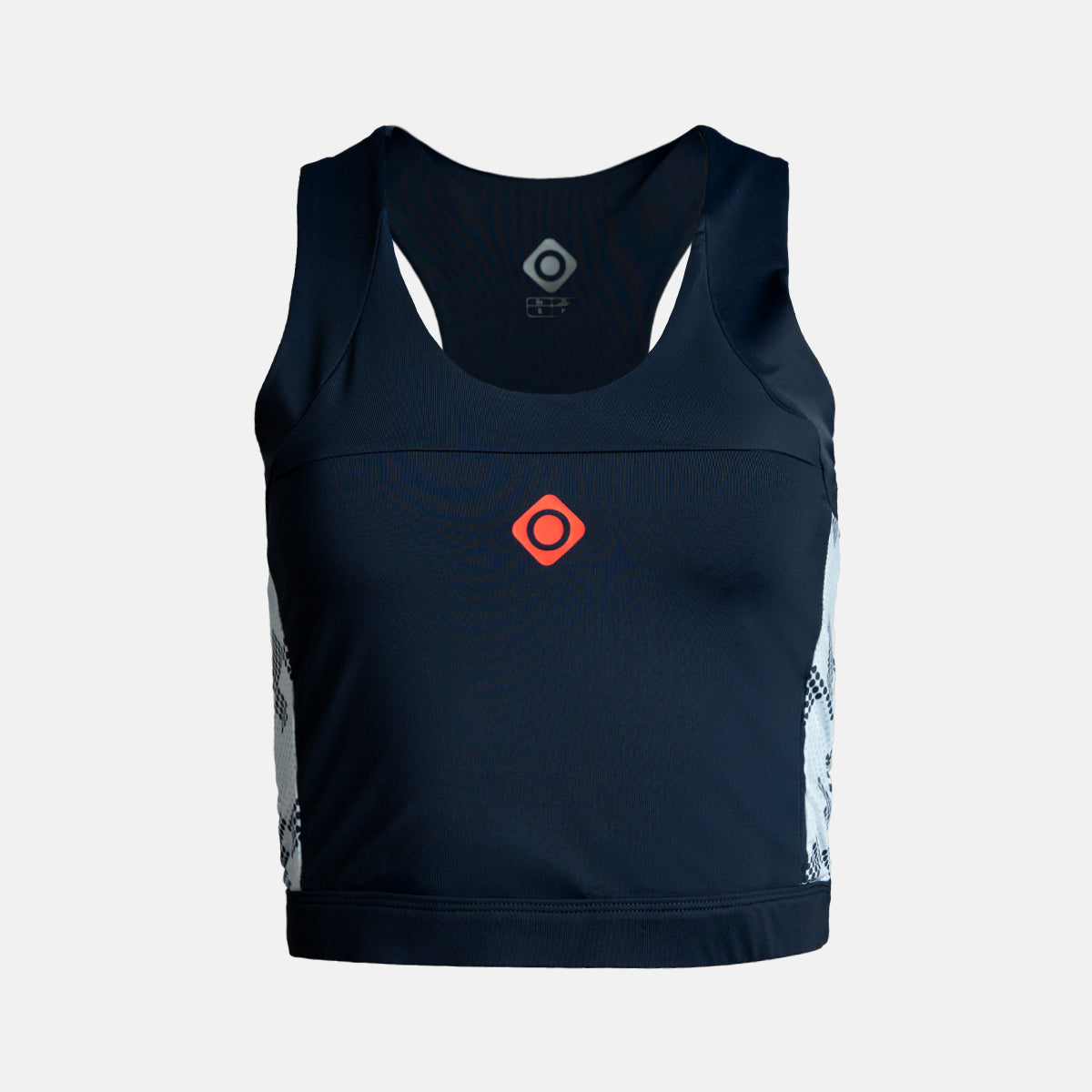 Izas - Top Deportivo de Mujer - Águila - Elegancia y Comodidad con Espalda Cruzada y Tejido Transpirable - Atlantic - Talla XXL