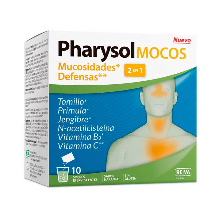 Pharysol Mocos - Complemento Alimenticio para la Secreción del Moco y Expectoración