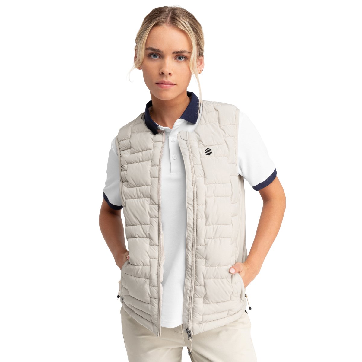 Siroko - Chaleco Insultado Royal-W Golf para Mujer_