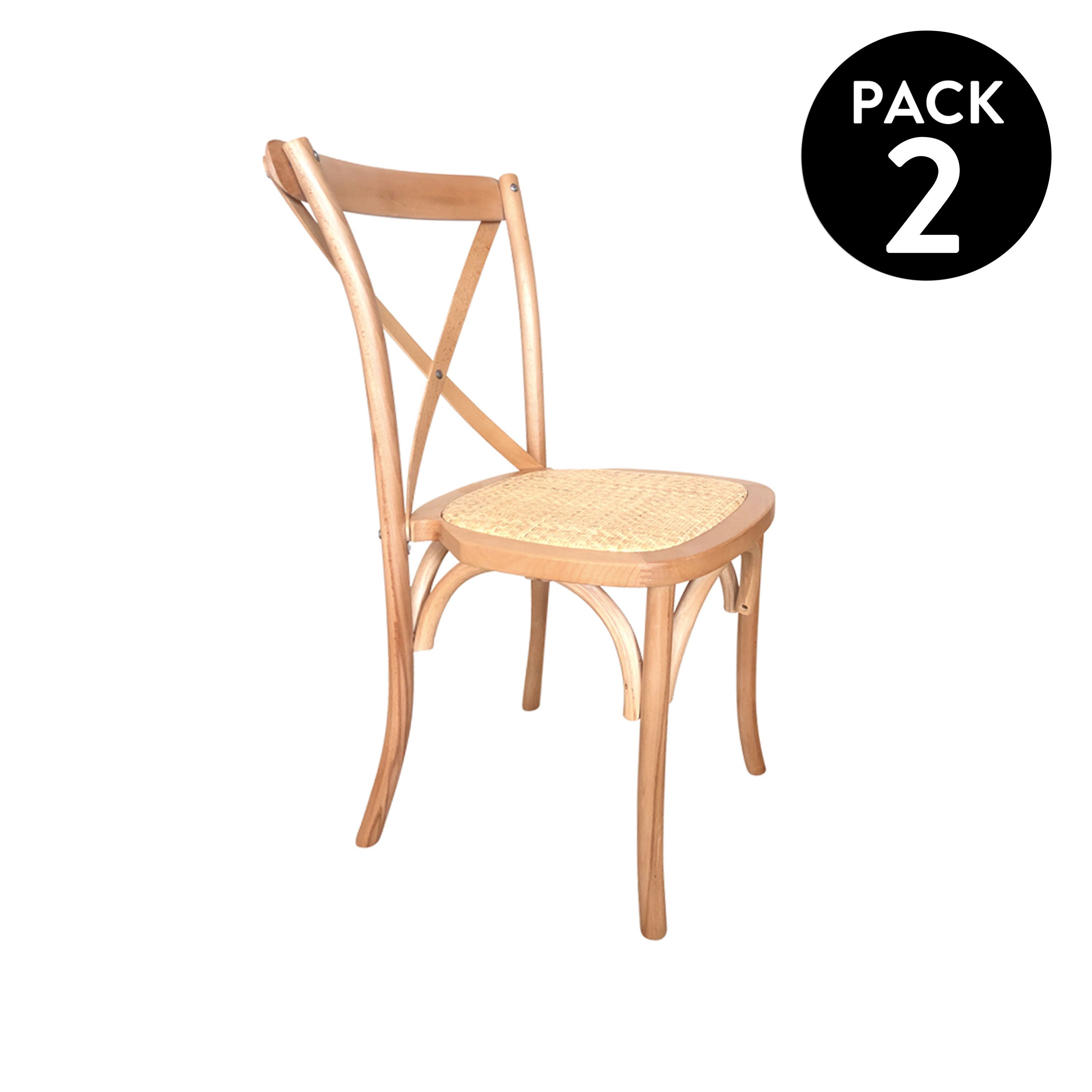 Pack 2 sillas de comedor Provenza