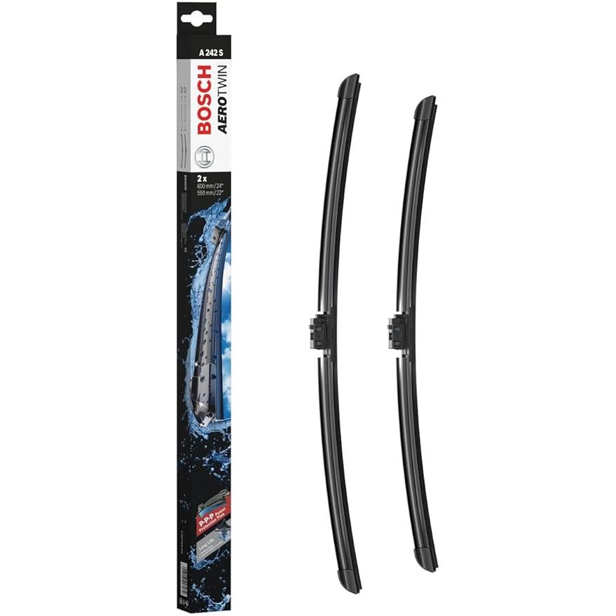 Escobillas Limpiaparabrisas Bosch Aerotwin A242S 600mm/550mm Juego Frontal