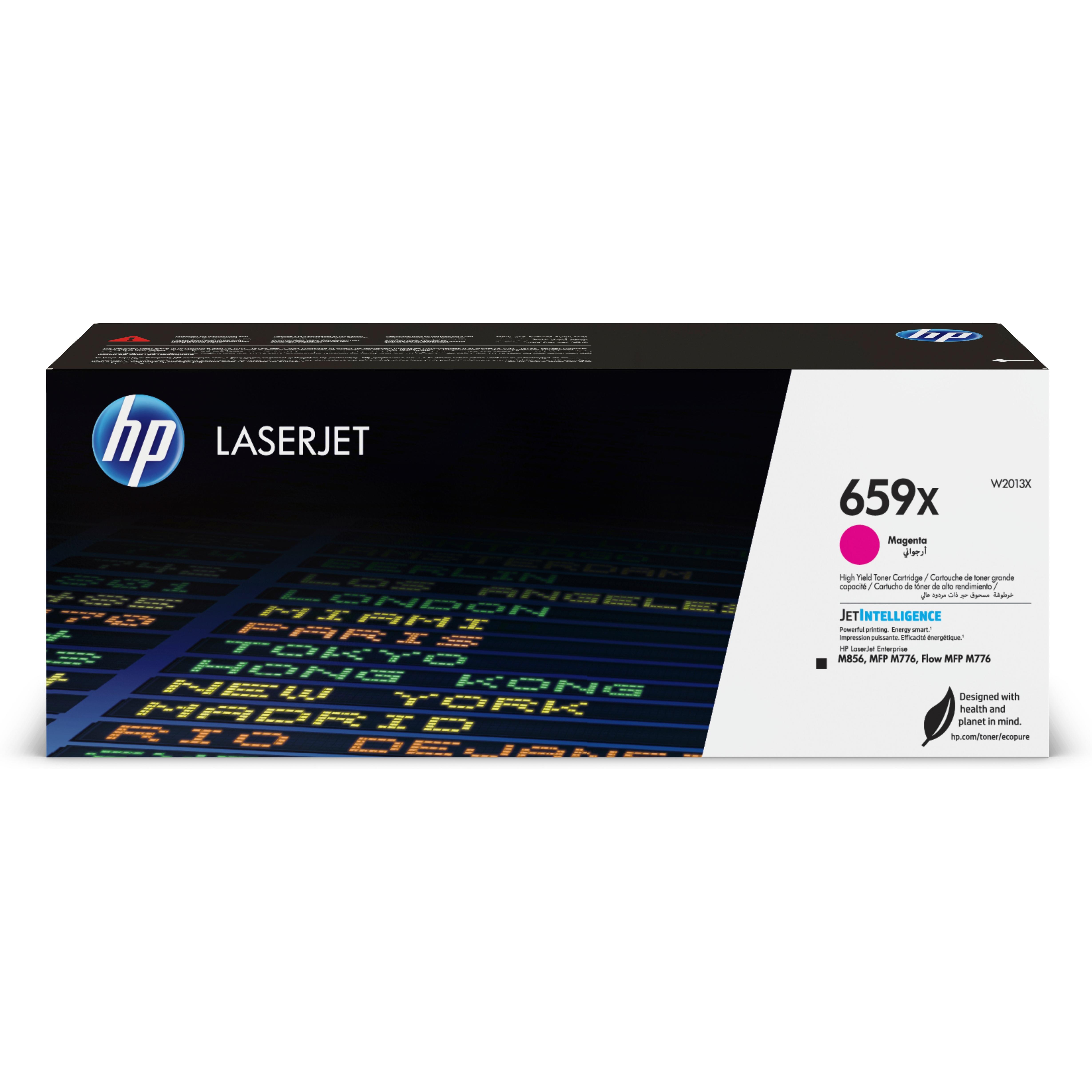 HP - Tóner original 659X magenta de alta capacidad para impresoras LaserJet Enterprise Flow M776 y M856, 29.000 páginas, tecnología HP ColorSphere 3