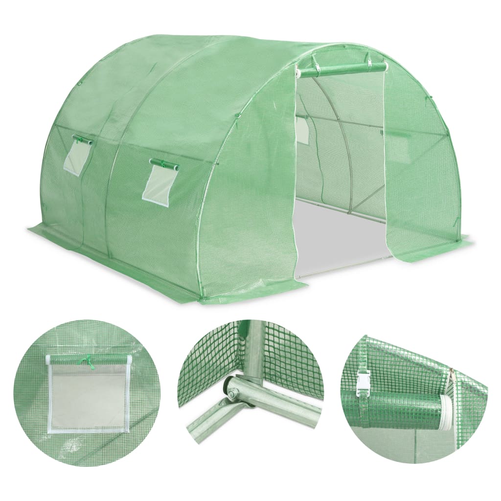vidaXL Invernadero 9m² 300x300x200 cm