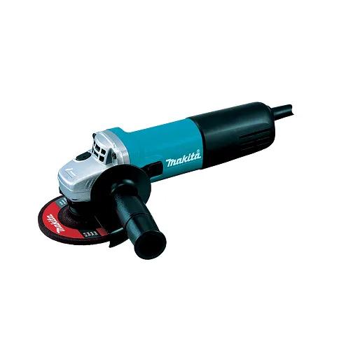 Radial: Miniamoladora angular con interruptor deslizante para cortar y rectificar 840W 115mm. 9557HNR Makita