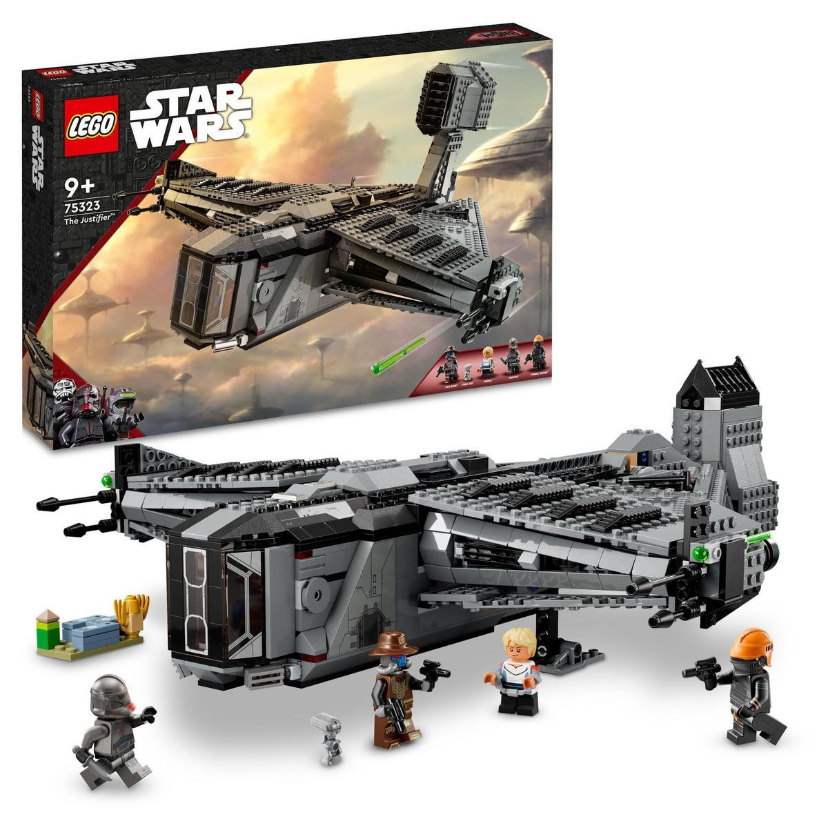 LEGO - Kit de construcción LEGO® Star Wars™ 75323 The Justifier™; nave estelar de juguete construible para niños a partir de 9 años (1022 piezas)